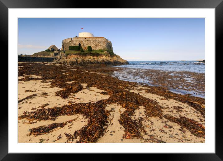 Fort Grey Guernsey Framed Mounted Print by chris smith