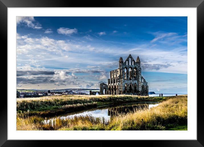 Whitby Abbey Framed Mounted Print by chris smith