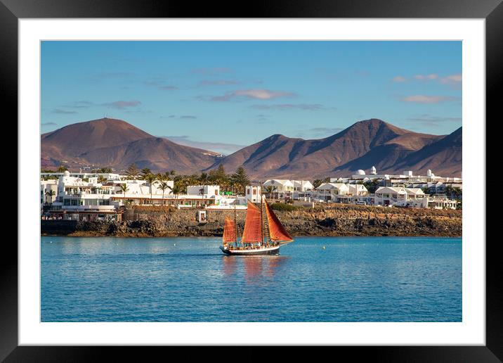  Lanzarote, Canary islands, Spain  Framed Mounted Print by chris smith