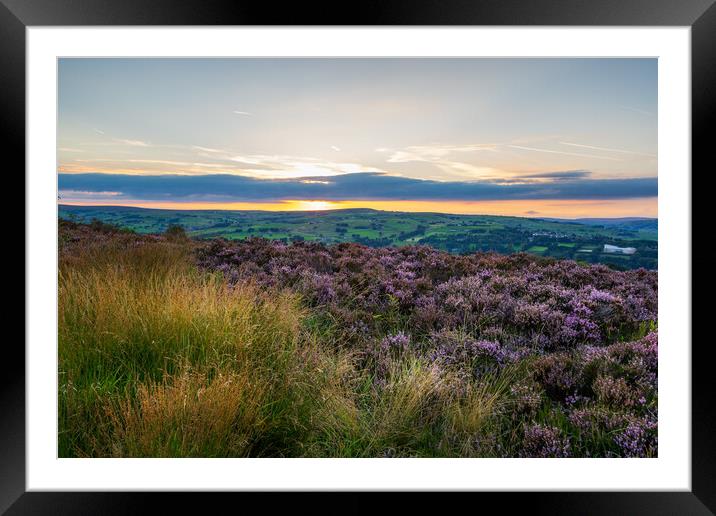 Yorkshire Landscape Framed Mounted Print by chris smith