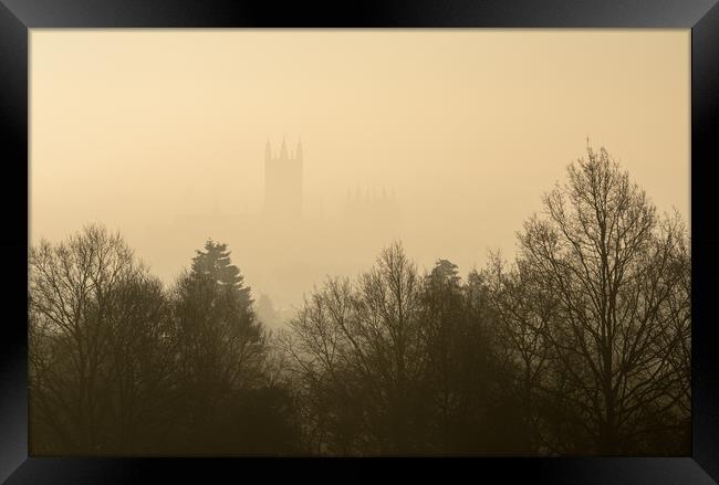 Canterbury Fog Framed Print by Stewart Mckeown