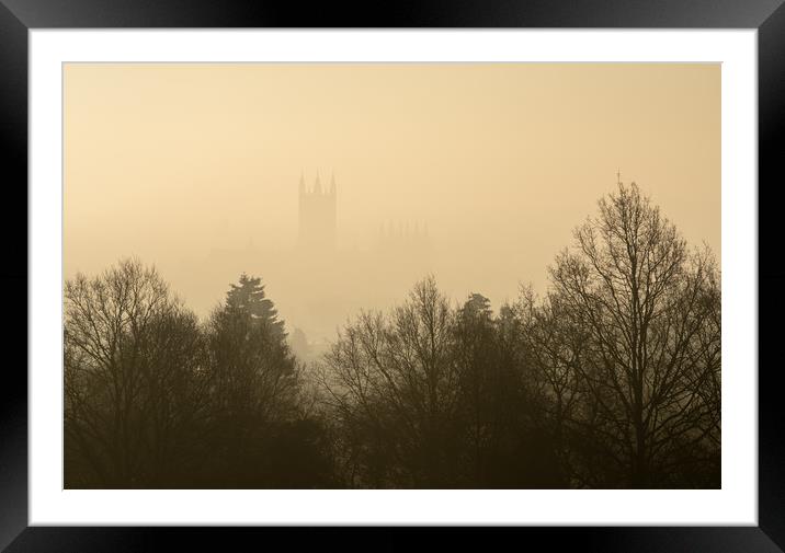 Canterbury Fog Framed Mounted Print by Stewart Mckeown
