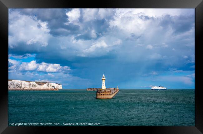 Dover on the Kent Coast Framed Print by Stewart Mckeown