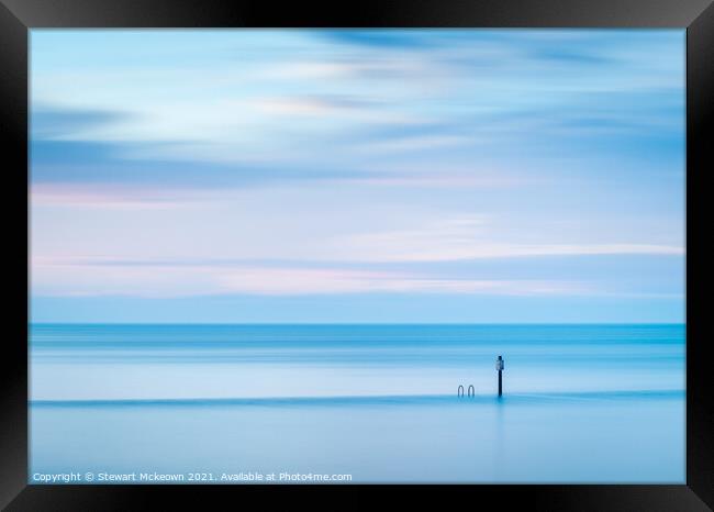 Walpole Bay Tidal Pool Framed Print by Stewart Mckeown