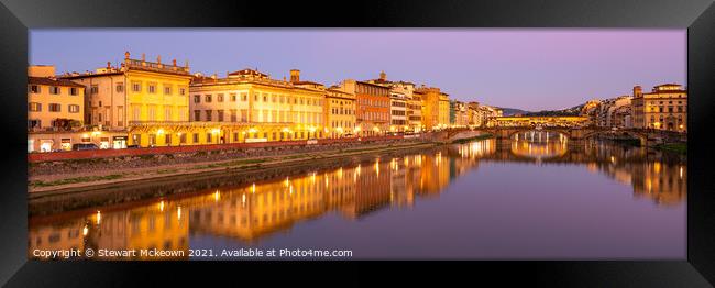 Ponte Vecchio, Florence Framed Print by Stewart Mckeown