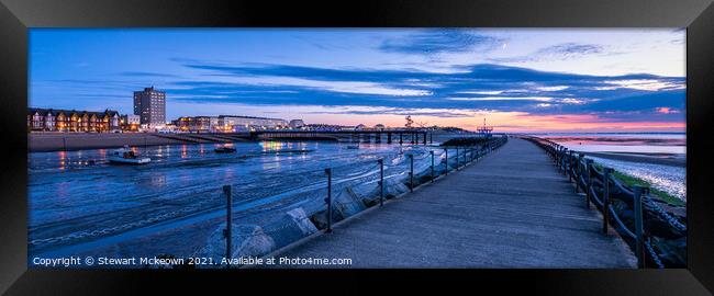 Herne Bay Panoramic Framed Print by Stewart Mckeown