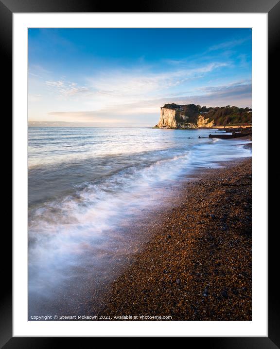 St. Margaret's Bay Framed Mounted Print by Stewart Mckeown