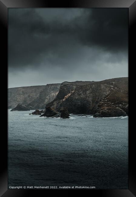 A Moody St. Agnes Framed Print by MATT MENHENETT