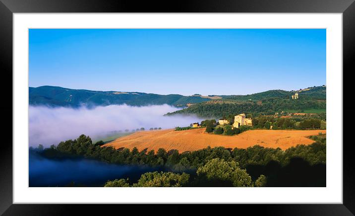 UMBRIA ITALY  Framed Mounted Print by Philip Enticknap