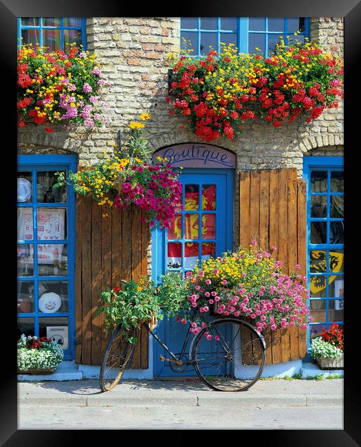 Colourful Boutique,France. Framed Print by Philip Enticknap