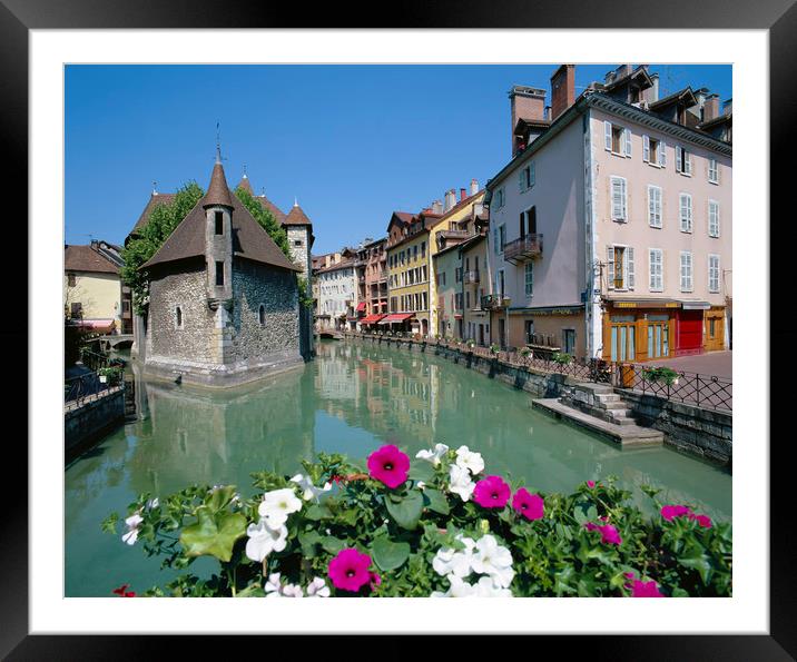ANNECY, RHONE ALPS FRANCE  Framed Mounted Print by Philip Enticknap