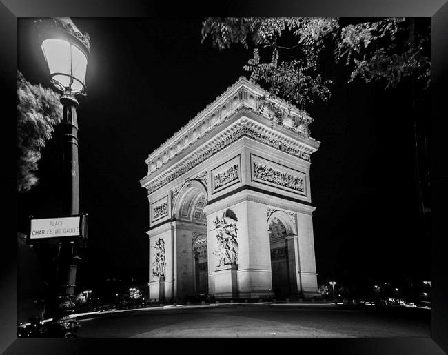 Arc de Triomphe PARIS, France  Framed Print by Philip Enticknap