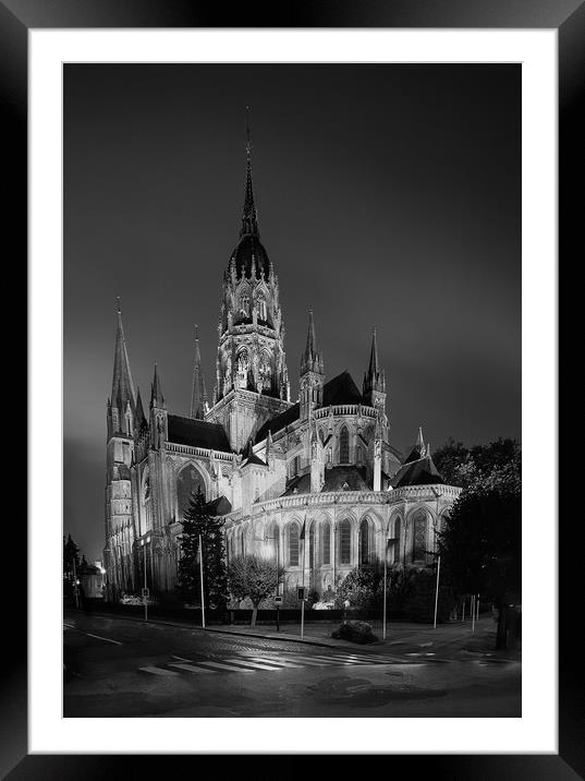 BAYEUX CATHEDRAL,FRANCE Framed Mounted Print by Philip Enticknap