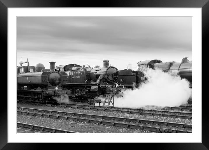 '5101' class 2-6-2T 'large prairie' locomotive   Framed Mounted Print by Philip Enticknap