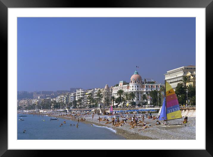 Nice, Cote D'azur,France  Framed Mounted Print by Philip Enticknap