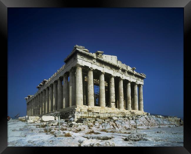 Athens,The Parthenon. Framed Print by Philip Enticknap