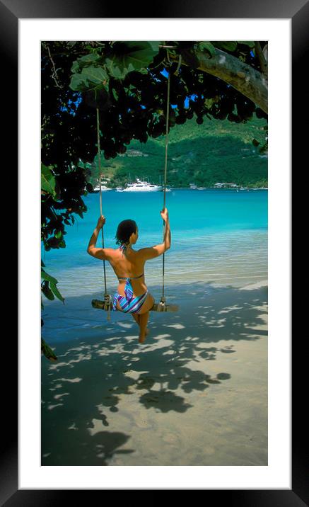 Cane Garden Bay ,Tortola BVI , Caribbean  Framed Mounted Print by Philip Enticknap