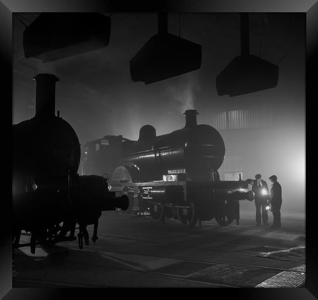 Barrow Hill Roundhouse  Framed Print by Philip Enticknap