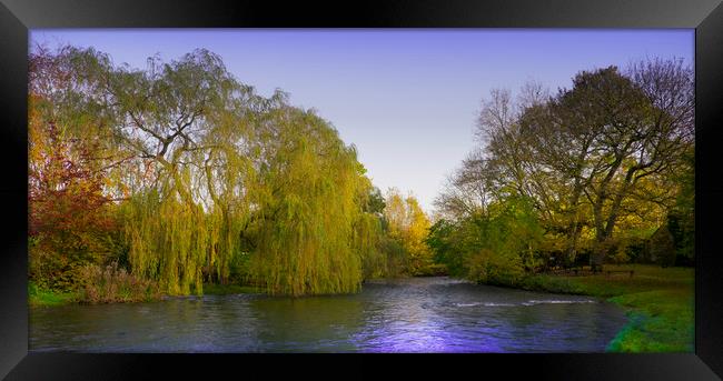  River Wye at Ashford in the Water,Derbyshire, Framed Print by Philip Enticknap