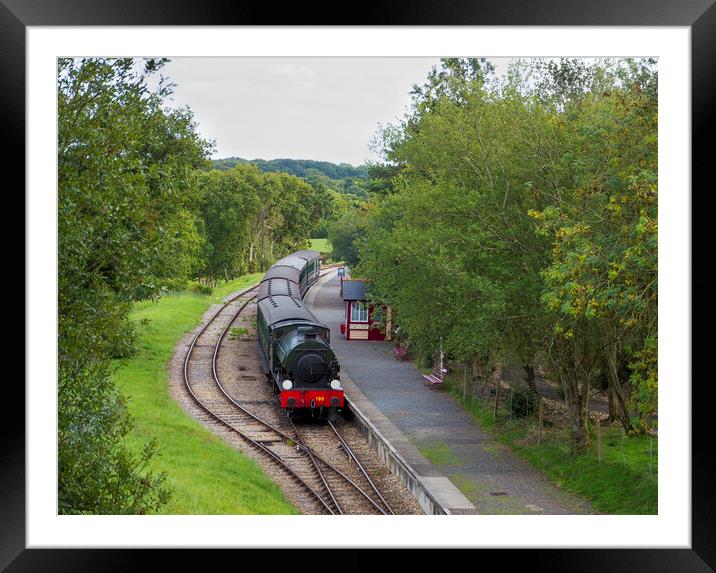 Wootton Station Isle of Wight Steam Railway  Framed Mounted Print by Philip Enticknap