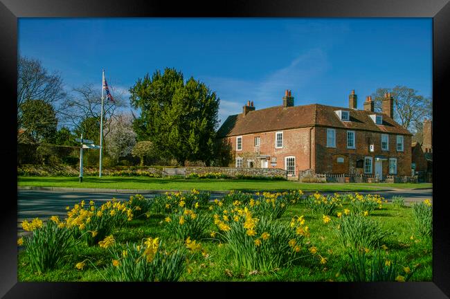  Jane Austen's House,Chawton ,Hampshire ,England. Framed Print by Philip Enticknap