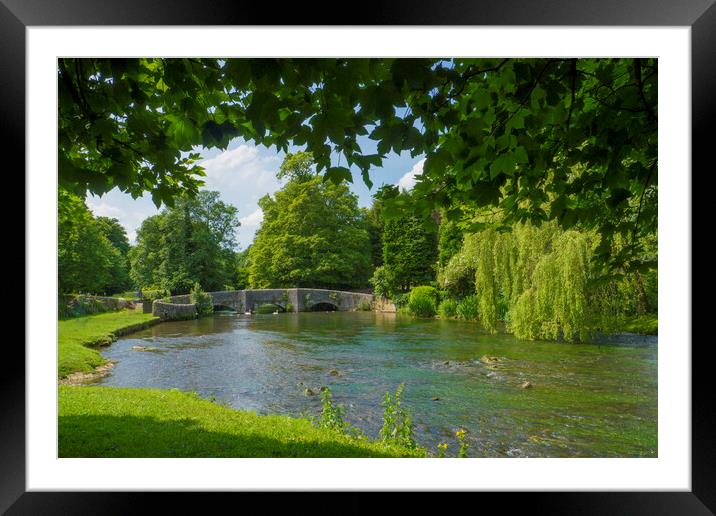 Ashford in the Water Framed Mounted Print by Philip Enticknap