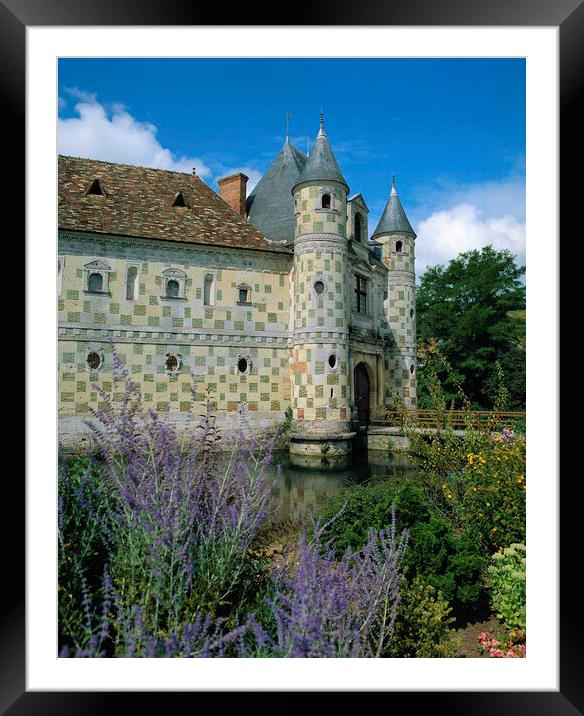  CHATEAU ST GERMAIN DE LIVET,  Framed Mounted Print by Philip Enticknap