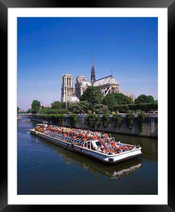 PARIS,Notre Dame 1993 Framed Mounted Print by Philip Enticknap