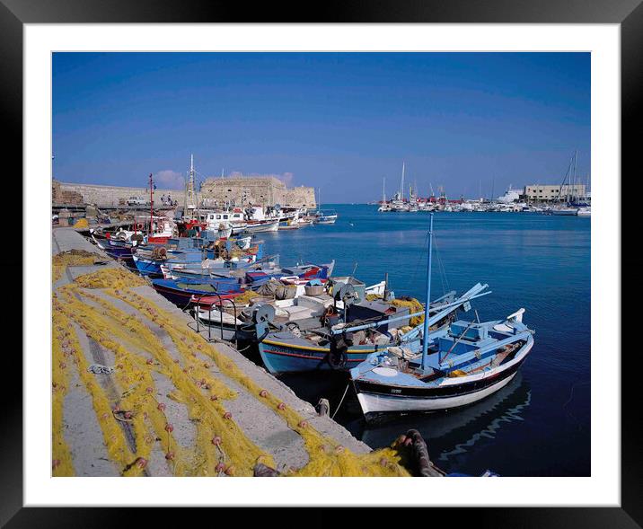  Heraklion Crete Framed Mounted Print by Philip Enticknap