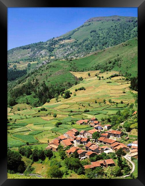 Village of Carmona , Cantabria , Spain  Framed Print by Philip Enticknap
