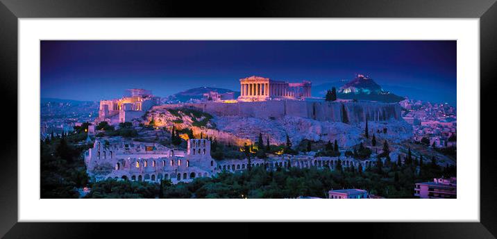Athens, Greece Framed Mounted Print by Philip Enticknap