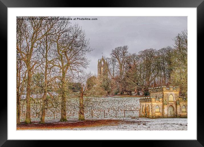  Petworth Park Sussex  Framed Mounted Print by Paul Davies