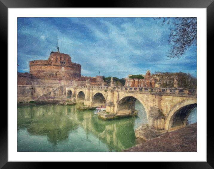 Rome Spring 2023 Framed Mounted Print by Zahra Majid