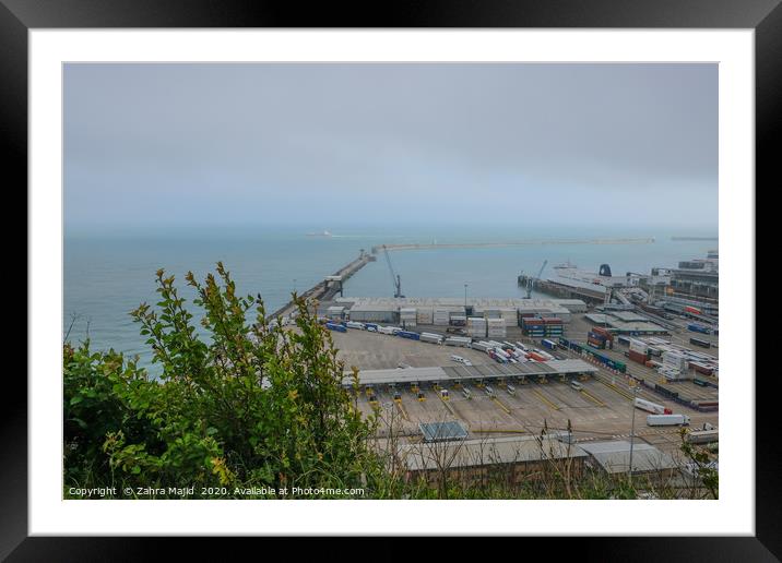 Dover Views Framed Mounted Print by Zahra Majid