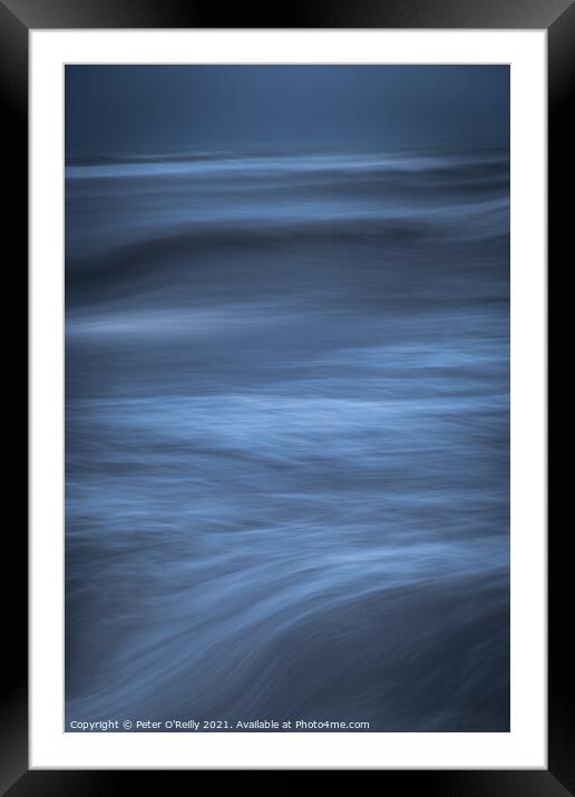 Ebb And Flow Framed Mounted Print by Peter O'Reilly