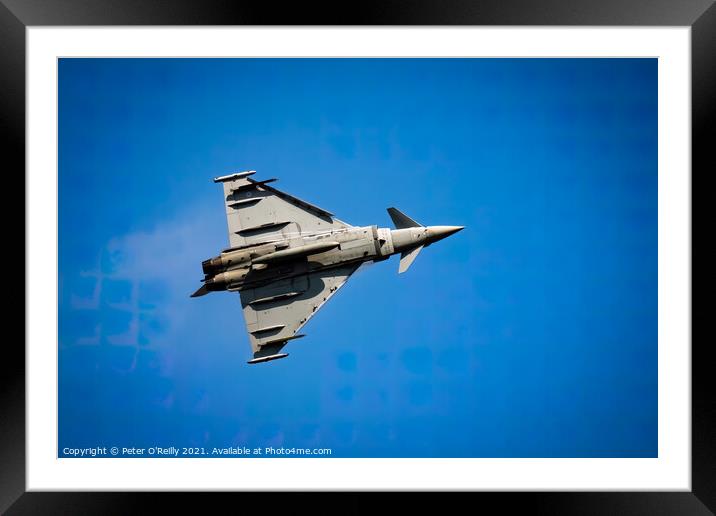 Typhoon FGR4 Framed Mounted Print by Peter O'Reilly