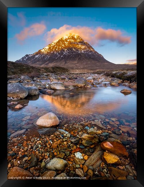 Buachaille Reflection Framed Print by Peter O'Reilly