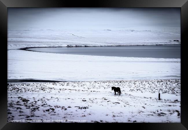 Icelandic Landscape II Framed Print by Peter O'Reilly