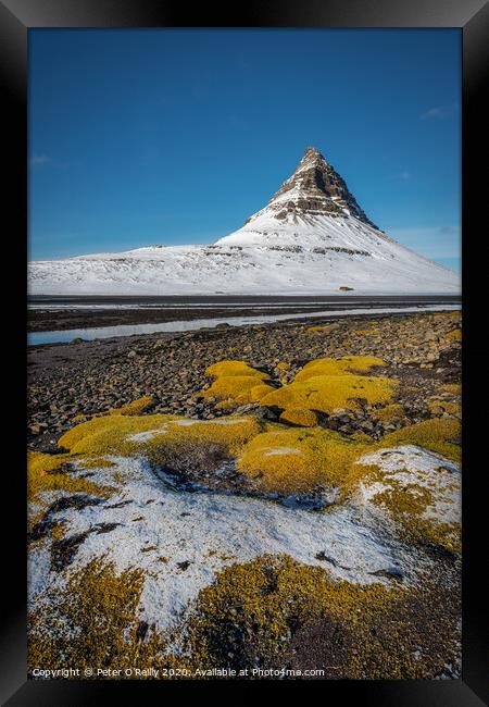 Kirkjufell, Iceland Framed Print by Peter O'Reilly