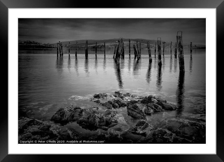 The Old Pier, Salen Framed Mounted Print by Peter O'Reilly