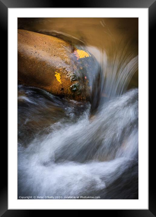 River Flow, Zion National Park Framed Mounted Print by Peter O'Reilly