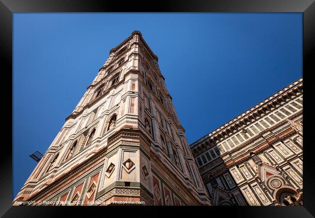 The Campanile di Giotto, Florence Framed Print by Peter O'Reilly