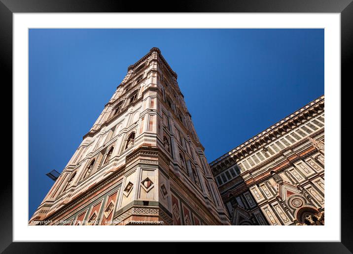 The Campanile di Giotto, Florence Framed Mounted Print by Peter O'Reilly