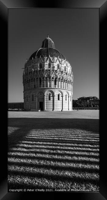 The Baptistry, Pisa Framed Print by Peter O'Reilly