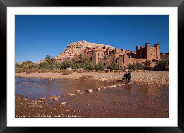 Ait-Ben-Haddou, Morocco Framed Mounted Print by Peter O'Reilly
