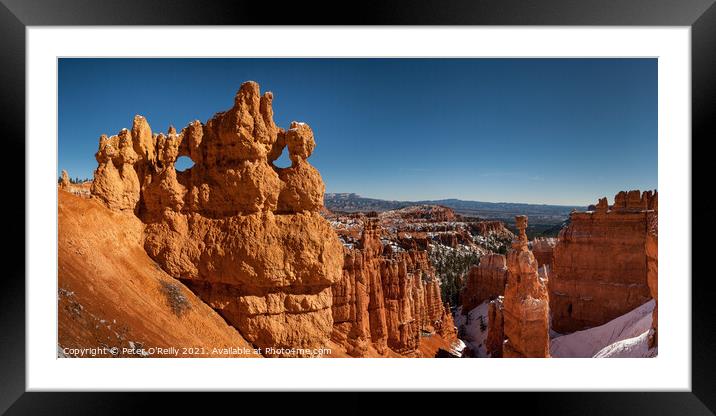 Bryce Canyon, Utah Framed Mounted Print by Peter O'Reilly