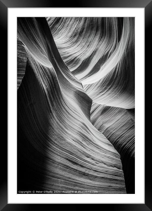 Rock Shapes #8 Framed Mounted Print by Peter O'Reilly
