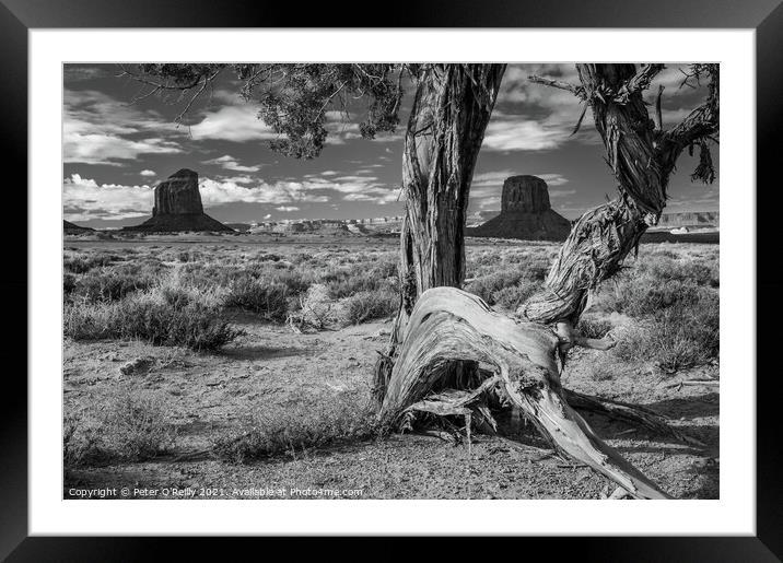 Monument Valley #3 Framed Mounted Print by Peter O'Reilly