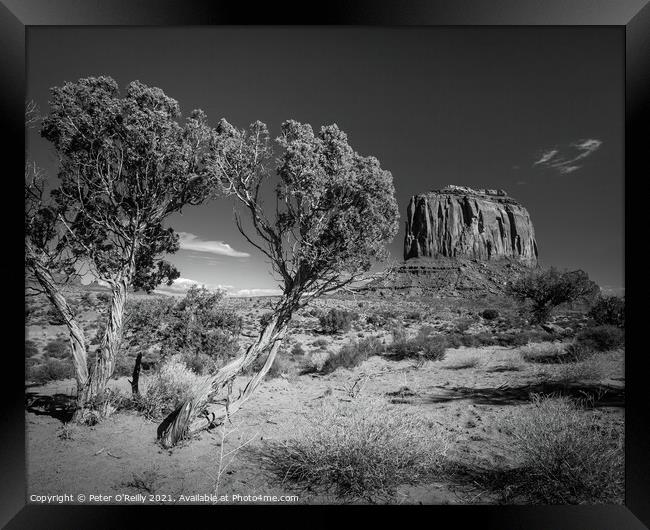 Monument Valley #7 Framed Print by Peter O'Reilly