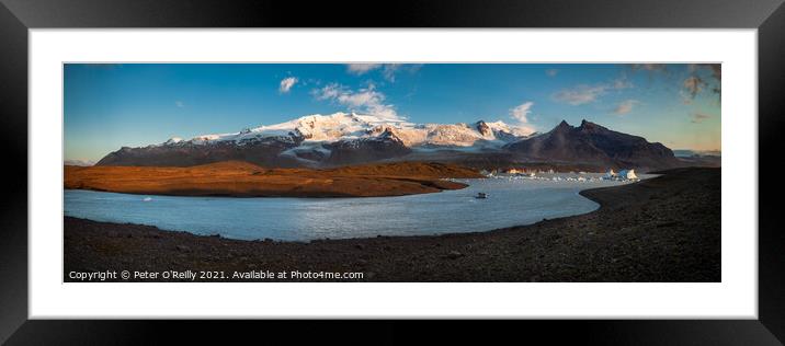 Iceland Panorama #1 Framed Mounted Print by Peter O'Reilly